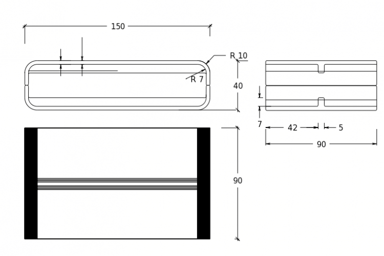 betonware, Betontisch, Tisch cT, Fertigteil, Betonmöbel, coffe table