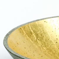 betonware, betonSchale, Schale, Betonmöbel, Innenraum, gold, Dekoration